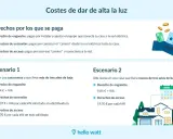 Costes para dar de alta la luz: derechos de enganche, extensión y acceso. Dos escenarios detallan los precios según la antigüedad de la baja.